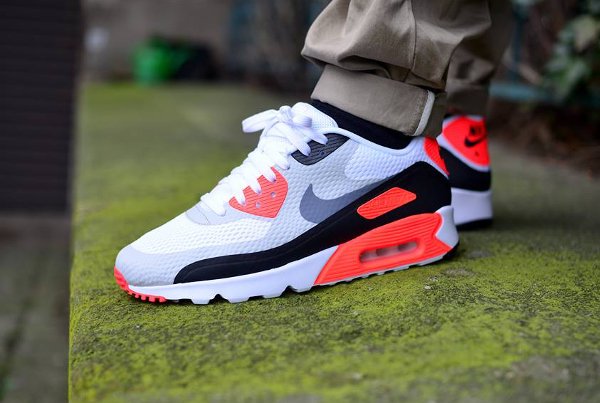 air max 90 rouge fluo