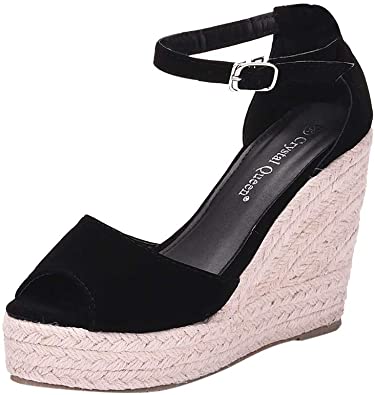 sandales femme compensées pas cher