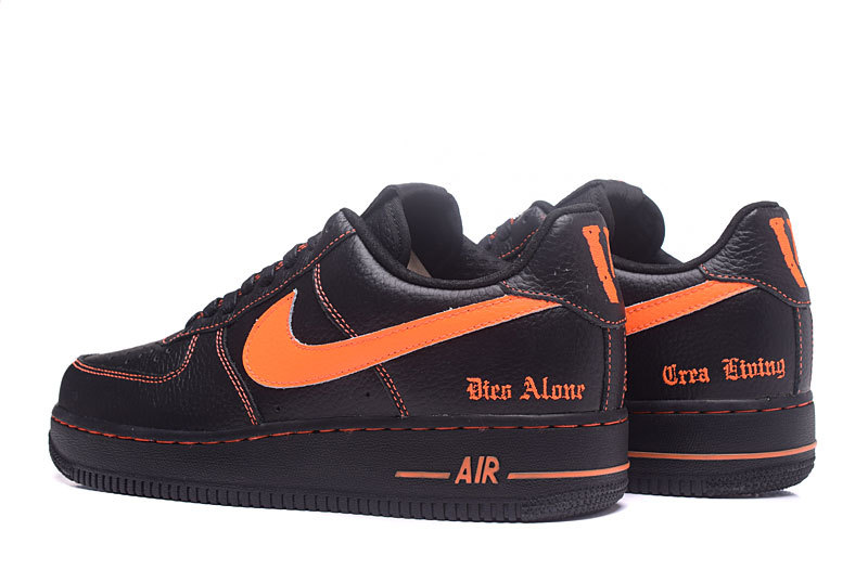 nike air force 1 noir et orange