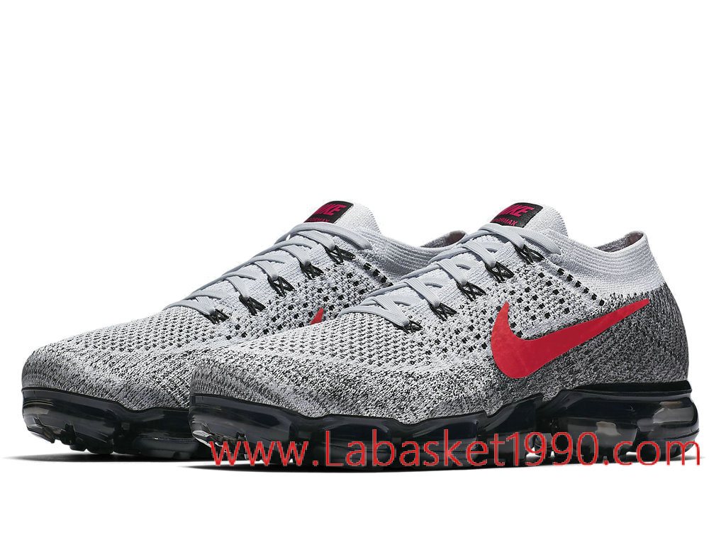 nike air vapormax flyknit blanche et rouge